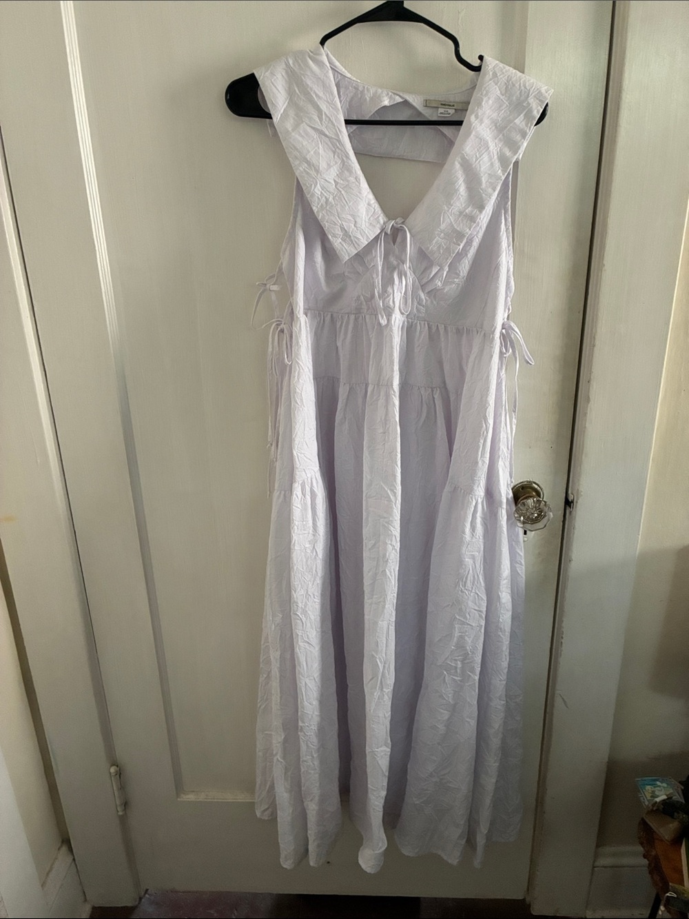 Kimchi Blue Maxi Dress with Tie Accents
